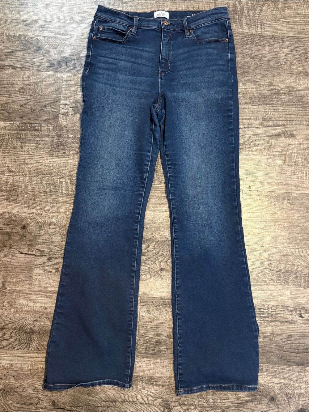 Nicole Miller New York SoHo Jeans Women’s 12 Blue High Rise Bootcut Denim